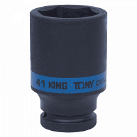 Головка торцевая ударная глубокая шестигранная 3/4", 41 мм KING TONY 643541M
