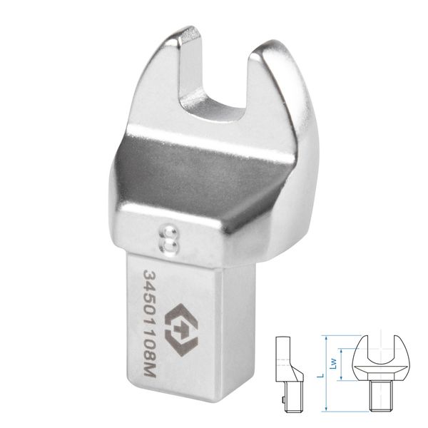 Насадка рожковая серии FIT KING TONY 34501108M (8 мм, 9х12 мм)