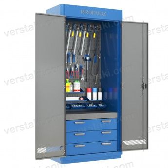 Шкаф инструментальный KronVuz Box 1313 (RAL 5005/7012)