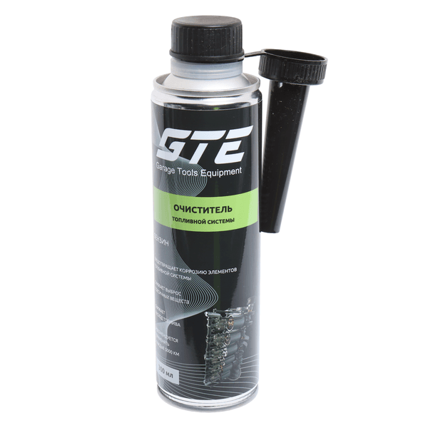Очиститель топливной системы бензин в бак GTE-OT300B (на 40-60 л), 335 мл