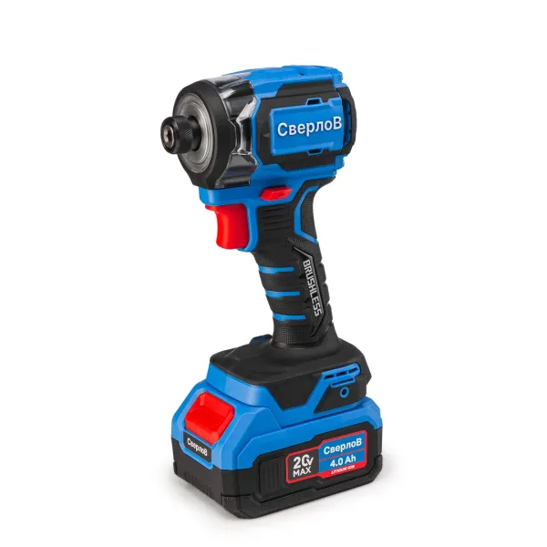 Винтоверт ударный аккумуляторный СверлоВ SV-ED300 (1/4", 20 В, 1*4 А*ч, 300 Нм)