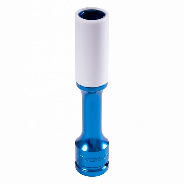 Головка торцевая ударная глубокая KING TONY 4955**MX, 1/2", 17-21 мм, тонкостенная, пластиковая защита