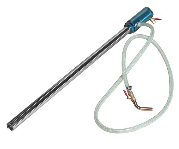 Насос бочковый пневматический JTC-4876 (30-100PSI, 7 л/мин., шланг 1/2", вязкость масла 0-120)