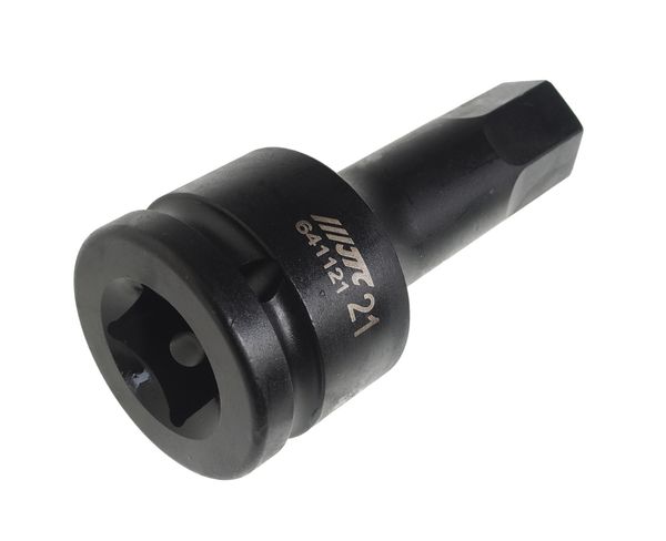 Головка торцевая ударная JTC-641121 (3/4", HEX, H21, L=100 мм)