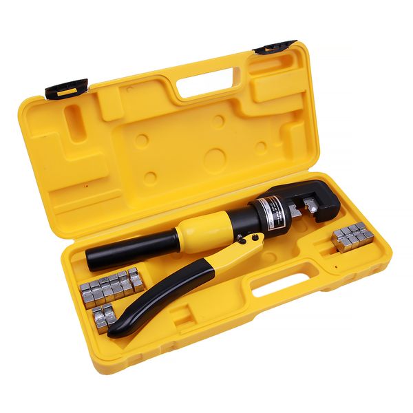 Пресс для обжима клемм гидравлический, ручной 70 мм², 5 т Car-Tool CT-4570