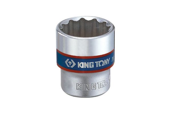 Головка торцевая стандартная двенадцатигранная KING TONY 333018M, 3/8", 18 мм
