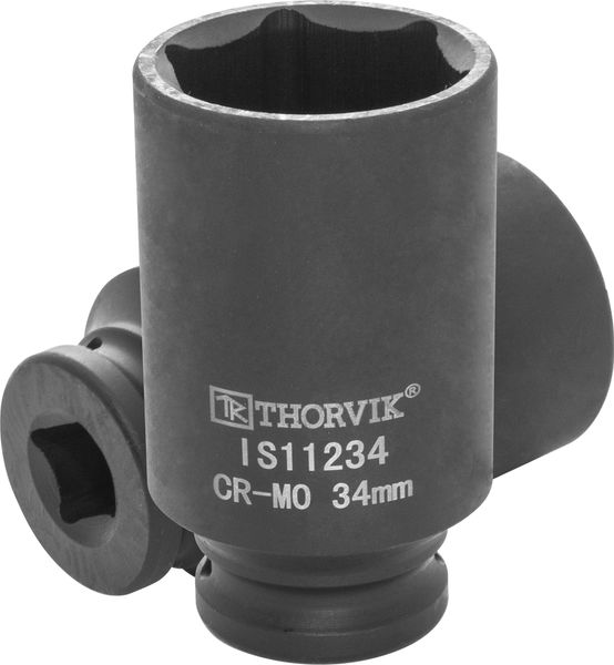 Головка торцевая ударная глубокая 1/2"DR, 34 мм Thorvik IS11234