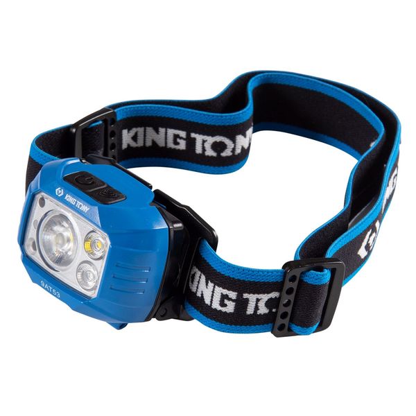 KING TONY 9TA53 Фонарь светодиодный, налобный, 1 Led COB, 3,7 В