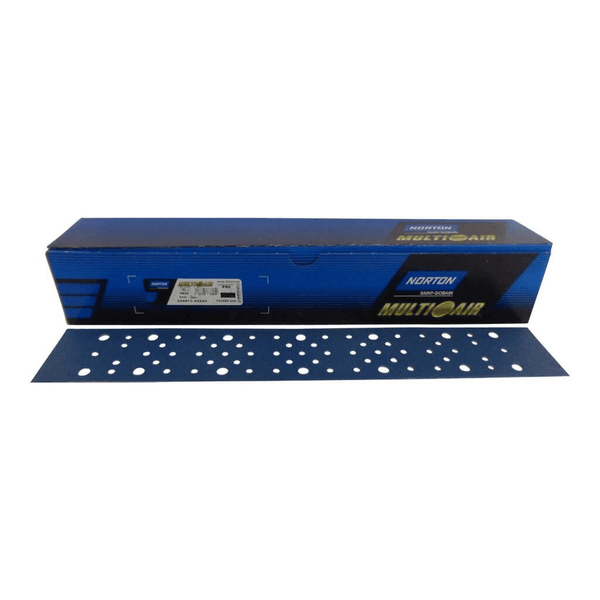 Шлифовальная полоска NORTON MULTI-AIR 69957394361, 70 x 420 мм, 69 отв