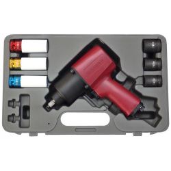 Пневмогайковерт с комплектом головок Forsage F-SM-43-4037K7