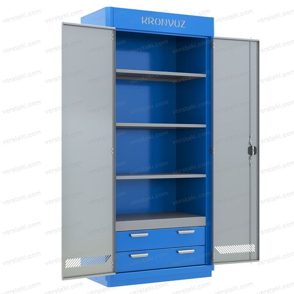 Шкаф металлический для инструмента KronVuz Box 1240 (RAL 5005/7012)