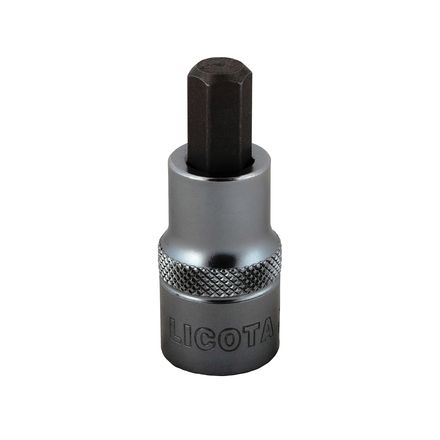 Licota H4H004 Головка торцевая с шестигранной вставкой 1/2" 4 мм L=55 мм