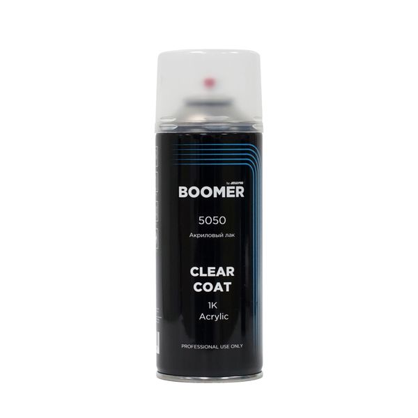 Акриловый лак Boomer 5050 прозрачный 1К, в аэрозоле, 400 мл
