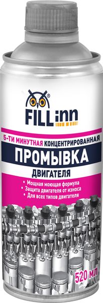 5-ти минутная концентрированная промывка двигателя FILL inn FL017, 520 мл