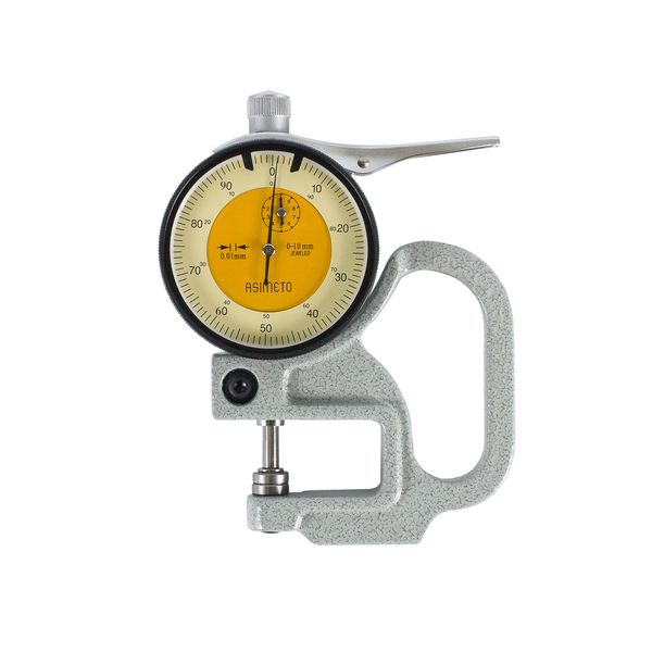 ASIMETO 491-01-0 Толщиномер индикаторный 0 — 10 мм, L=30 мм, 0,01 мм