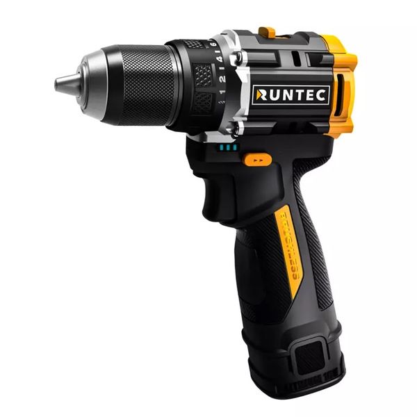 Дрель-шуруповерт аккумуляторная RUNTEC PRO RT-ID123 (10 мм, 16 В, 2*2 Ач, 50 Нм)