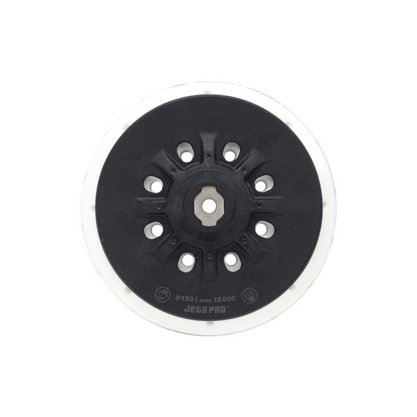 Диск-подошва JETA PRO J21150030 шлифовальная Ø150 мм, стандарт FESTOOL - 17отв.+ мультихол, Velcro,средн. жест.