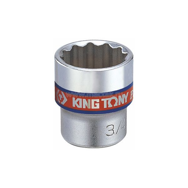 Головка торцевая стандартная двенадцатигранная 3/8", 17 мм KING TONY 333017M