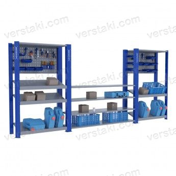 Металлический стеллаж для магазина KronVuz CT H1N3 12Х19-S2 H4 20X10 H1N2 12X19-S2