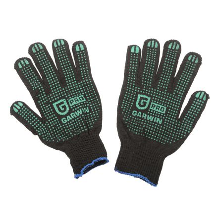 GARWIN PRO PGT-020 Перчатки 10 класс (6) с ПВХ, черные GARWIN PRO