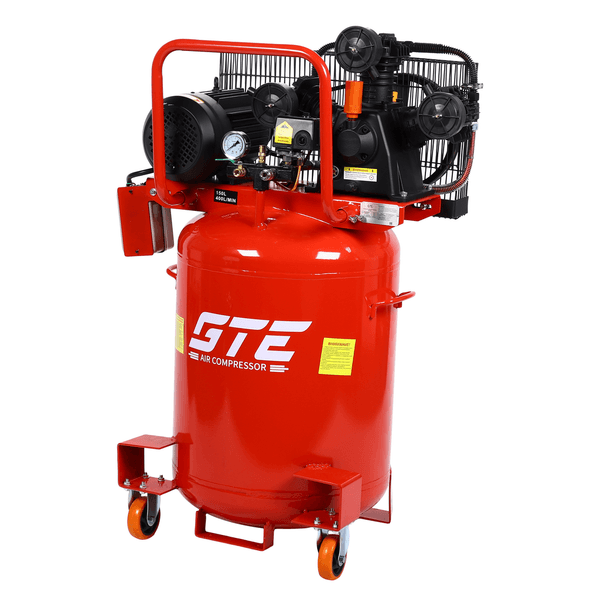 Компрессор пневматический поршневой ременной вертикальный GTE-MR4B150400A (380 В, 3.0 кВт, 8 атм., 400 л/мин, ресивер-150 л)
