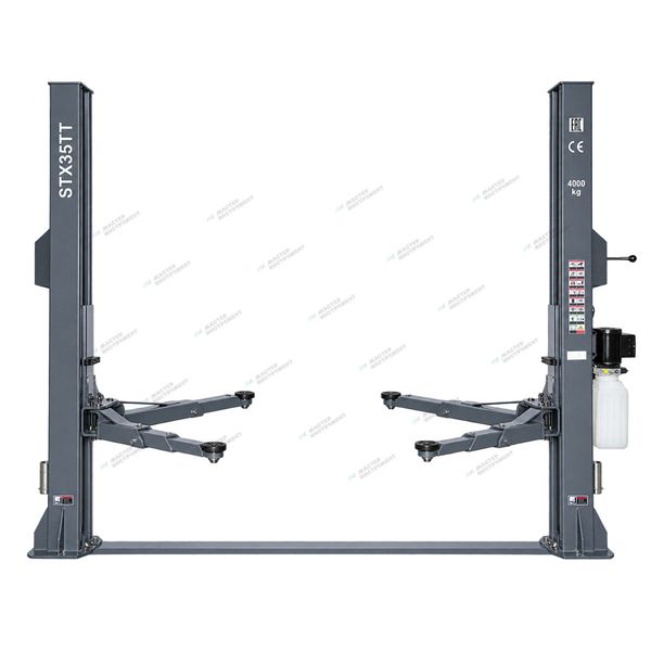 Подъемник двухстоечный NORDBERG STX35TT-220-7015, 4 т, управление рукояткой (AMT), 220 В, серый
