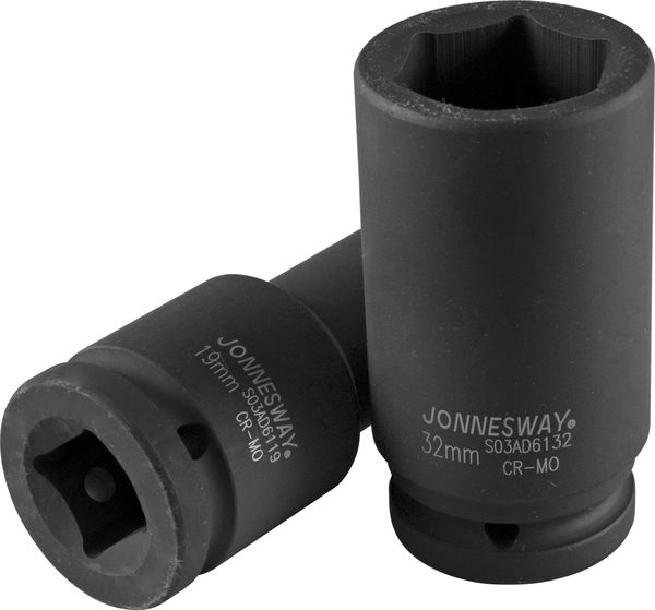 Головка торцевая ударная глубокая JONNESWAY S03AD6132 (3/4";DR, 32 мм)