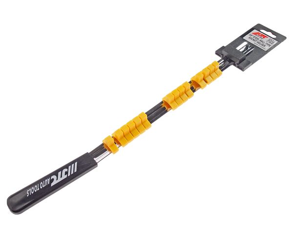 Держатель головок JTC-5913 (3/8", L=445 мм, стальная рейка, 14 шт., пластиковая рукоятка)