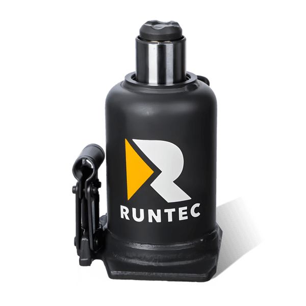 RUNTEC RT-WJ12 Домкрат бутылочный, двухштоковый, профессиональный 12 т, 235-590 мм