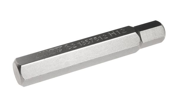 Бита HEX 6-ти гранная удлиненная JTC-1357512 (H12х75 мм, 10 мм, S2)
