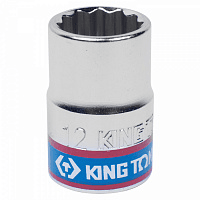 Головка торцевая стандартная двенадцатигранная 3/8", 12 мм KING TONY 333012M