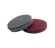 PREMIUM SCUFF диск на нетканной основе, карбид кремния Ø150мм, Fine Р360, (красный)