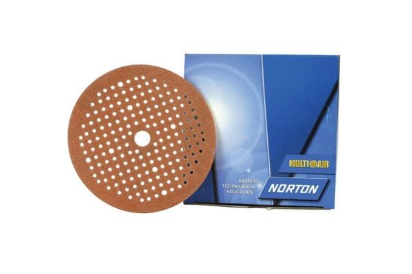 Шлифовальный круг NORTON A275 PRO 63642560568, 150 мм, Р320, 181 отв.