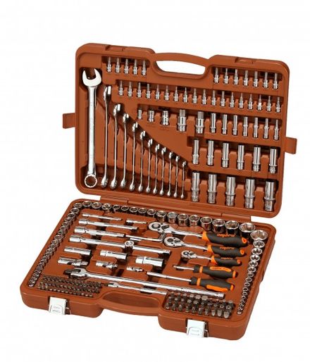 OMT216S Набор инструмента универсальный 1/4", 3/8", 1/2"DR, 216 предметов