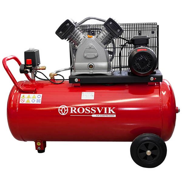 Компрессор ROSSVIK СБ4/С-100.LB30А (420 л/мин, 10 бар, ресивер 100 л, 220В/2,2 кВт, RAL3001)