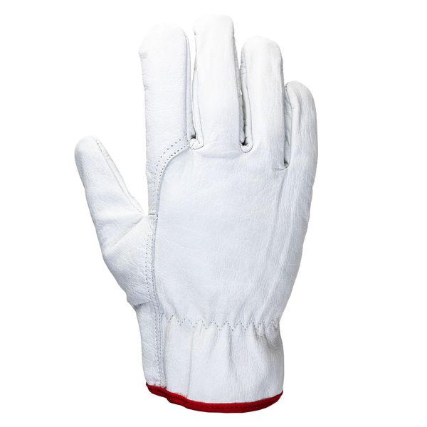 Кожаные рабочие перчатки JETA SAFETY JLE421 Smithcraft, цвет белый (уп.12 пар)