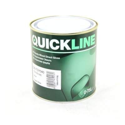 Акриловая эмаль 040 QG-TOY белая, 0,75 л, QUICKLINE
