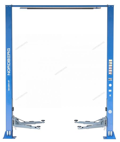 Подъемник двухстоечный NORDBERG N4120H (4 т, верхняя синхронизация, H=3,6 м)