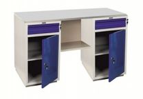 Верстак слесарный двухтумбовый WD-2 + WD-2 без экрана