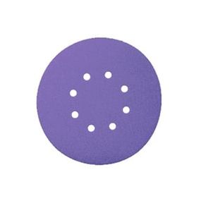 PURPLE диск на пленочной основе, циркониевый корунд Ø125мм, Р400, липучка, 8 отв.