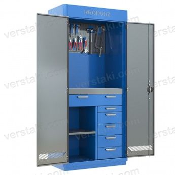 Шкаф инструментальный KronVuz Box 1621-01 (RAL 5005/7012)