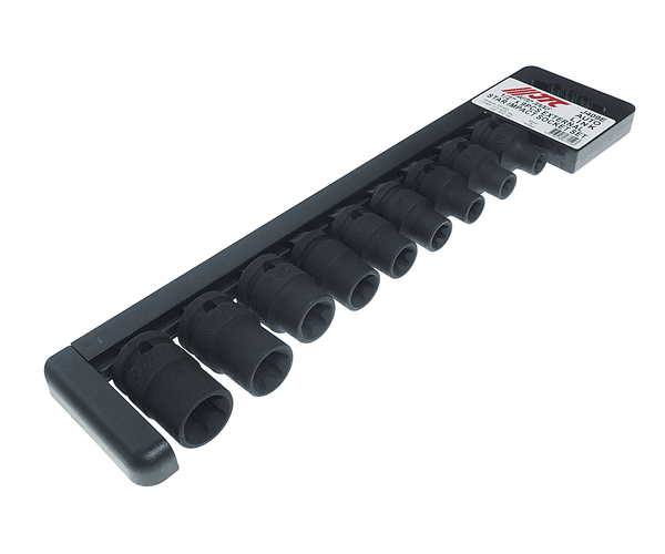 Набор головок торцевых ударных JTC-J409E (1/2", TORX, Е10-Е24, 9 предметов)