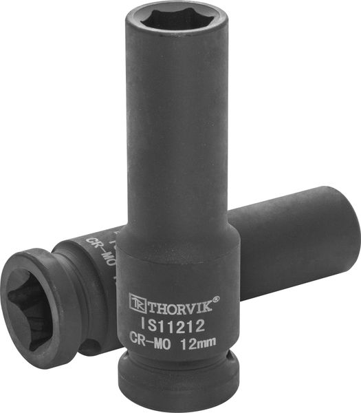 Головка торцевая ударная глубокая 1/2"DR, 12 мм Thorvik IS11212