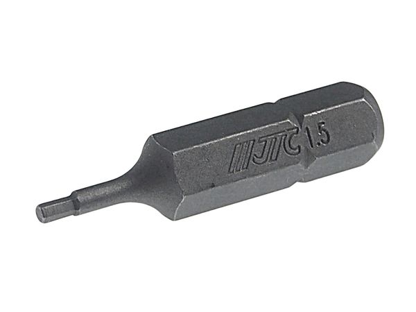 Бита HEX 6-ти гранная JTC-11530015 (H1,5х30 мм, 1/4" DR)