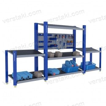 Стеллаж торговый комбинированный KronVuz CT N2 12Х10 N3 20X19-S1 N2 12X10-KV-N-01