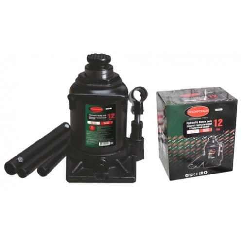 Домкрат бутылочный низкопрофильный Rock Force RF-T91207 (12т)