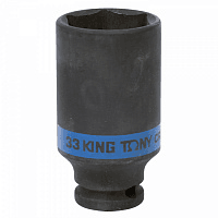 Головка торцевая ударная глубокая шестигранная 1/2", 33 мм KING TONY 443533M