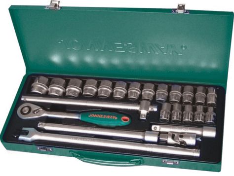 Набор головок торцевых S04H4524S, 1/2"DR, 10-32 мм, 24 предмета
