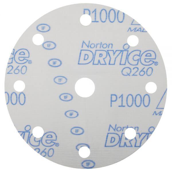 Шлифовальный круг NORTON Q260 DRY ICE 66623303896, 150 мм, 8+1 отв.