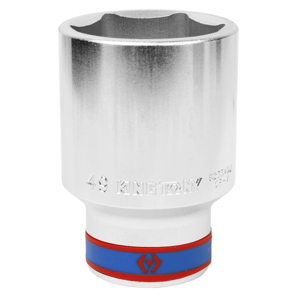 Головка торцевая глубокая шестигранная 3/4", 49 мм KING TONY 623549M